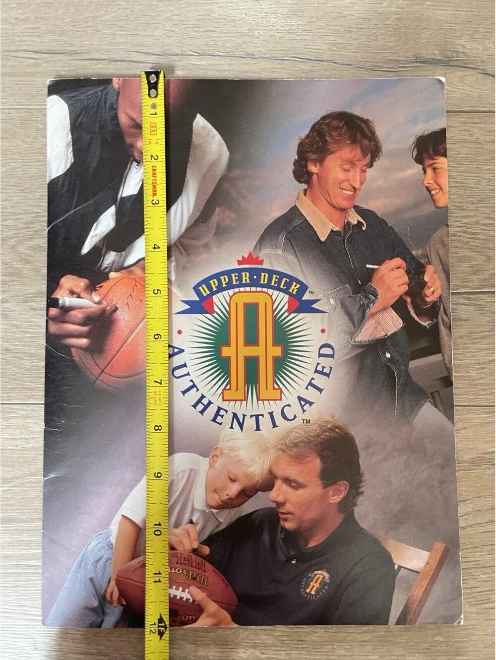 Upper Deck Authenticated UDA Folder Catalog Promo Michael Jordan Joe Montana